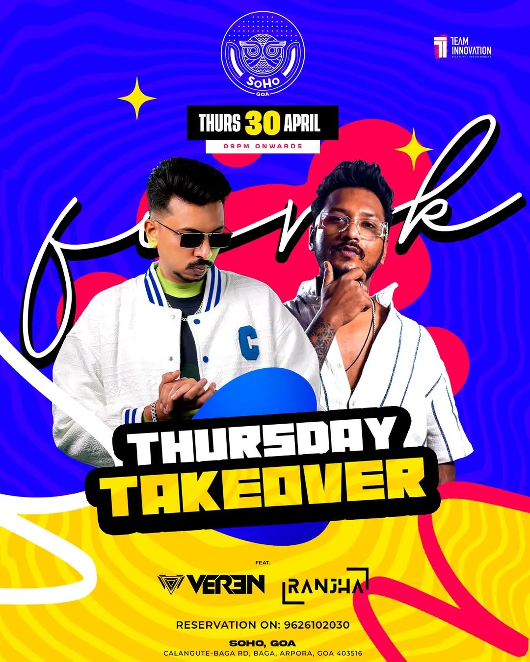 Bollywood Night with DJ Veren and Ranjha