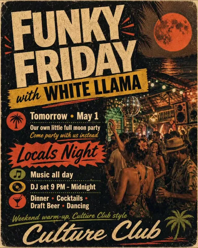 Funky Friday Full Moon Party
