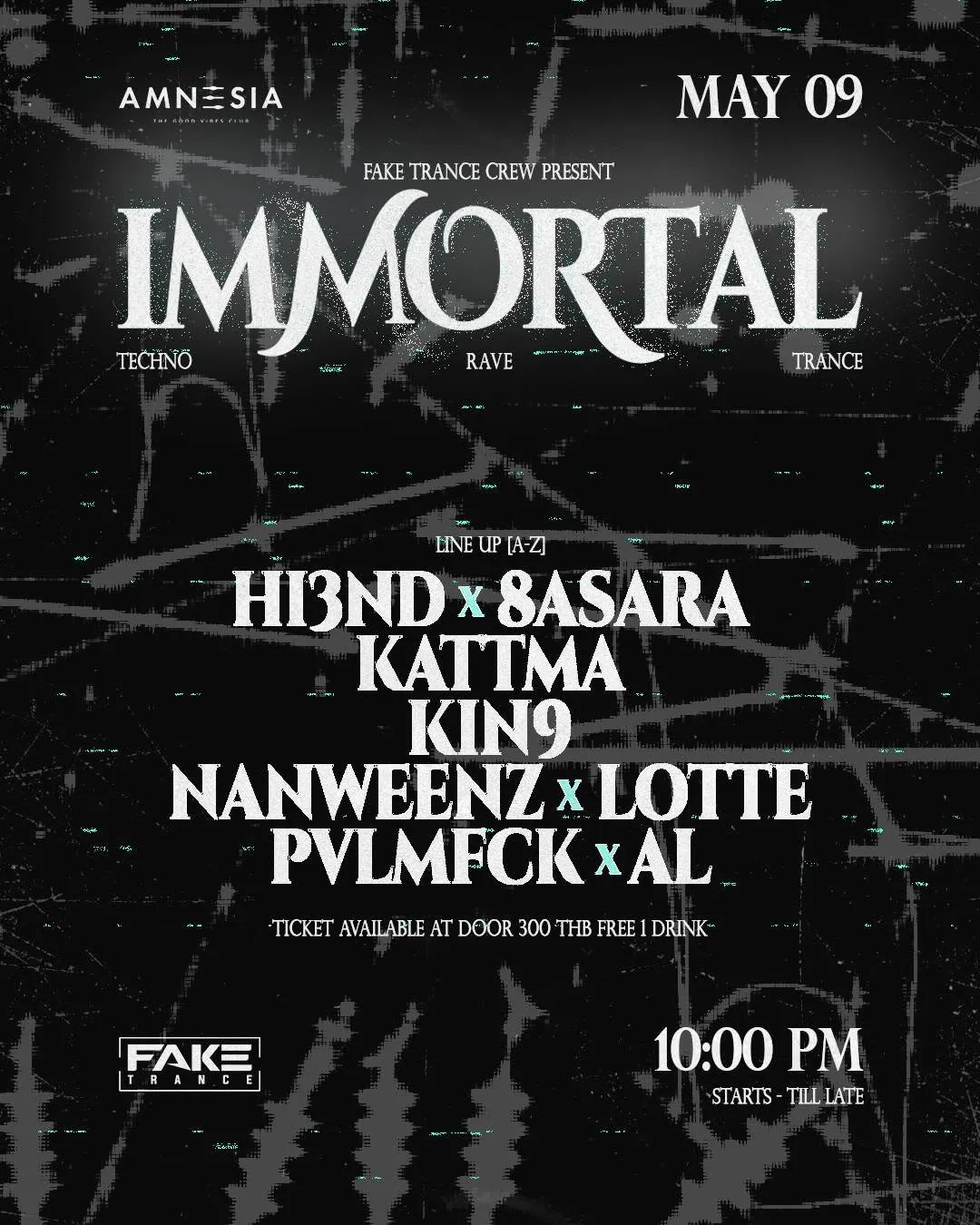IMMORTAL Techno x Rave x Trance