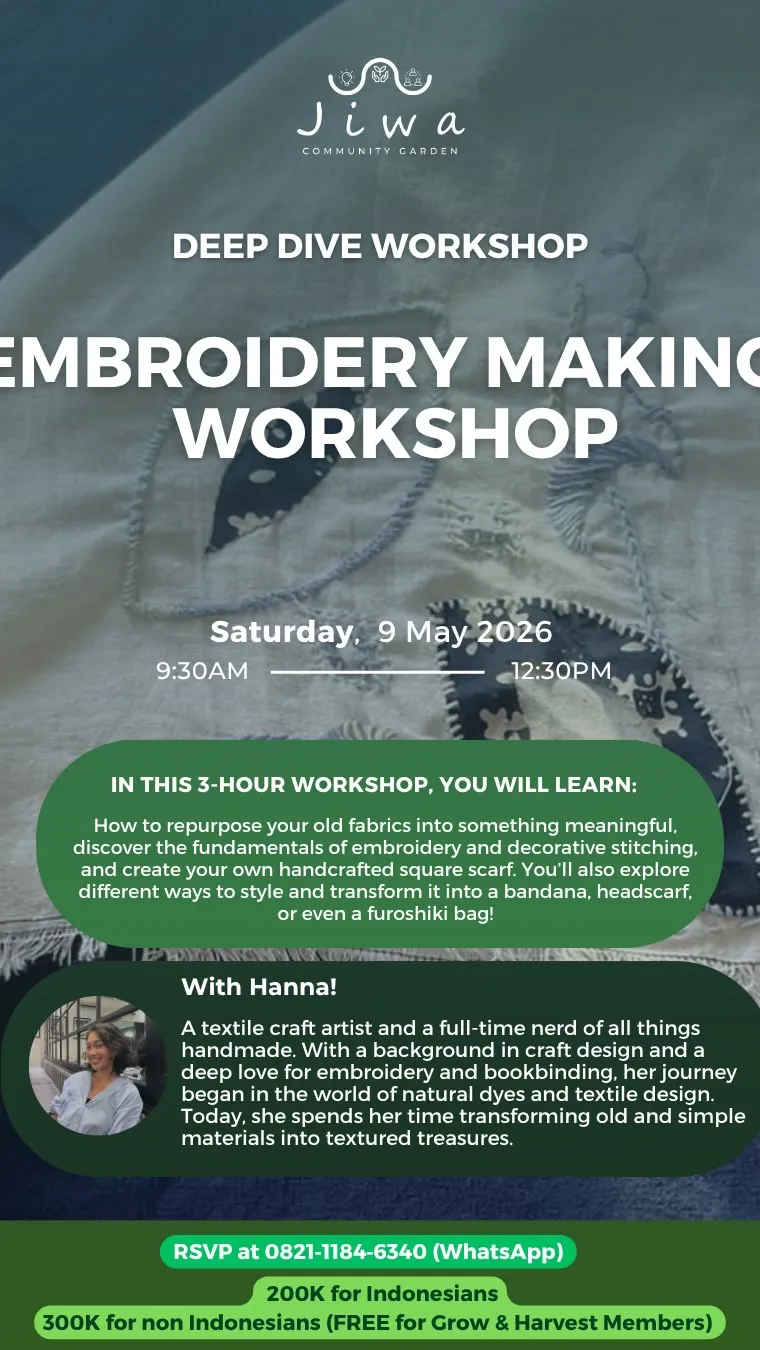 Embroidery Workshop