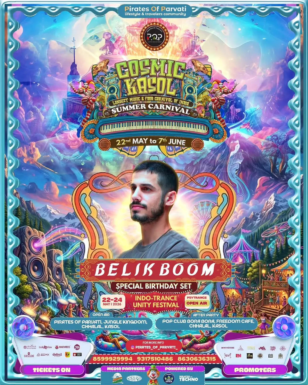 Belik Boom Live Cosmic Kasol