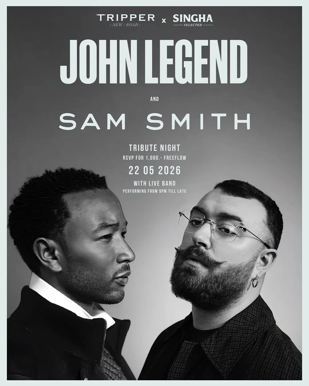 John Legend and Sam Smith Tribute Night
