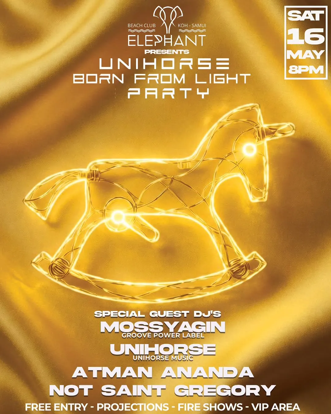 Unihorse Born From Light Party
