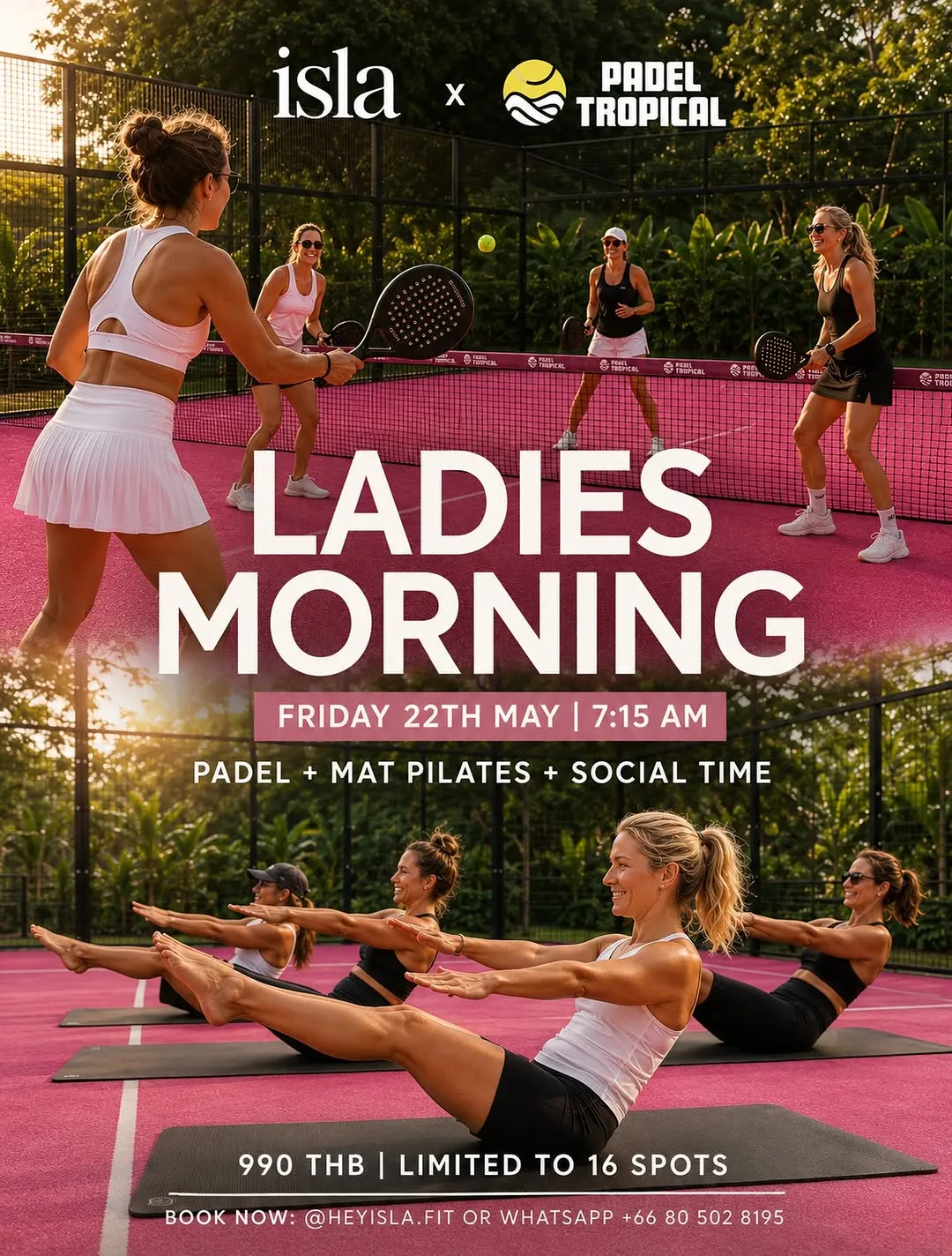 Ladies Morning Padel and Pilates