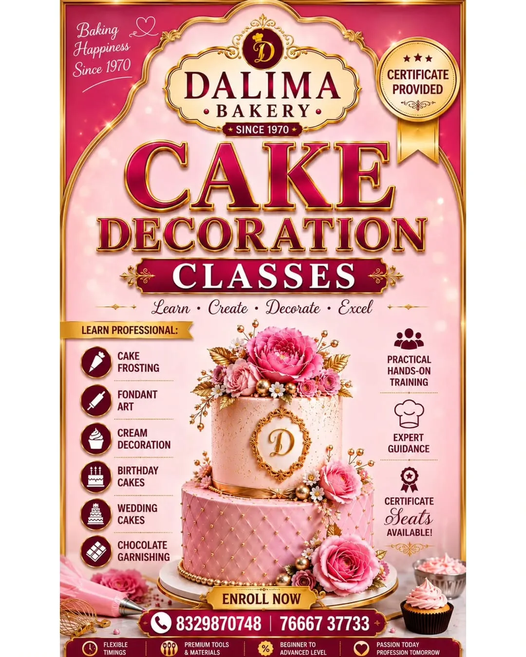 Professional Cake Decoration Classes