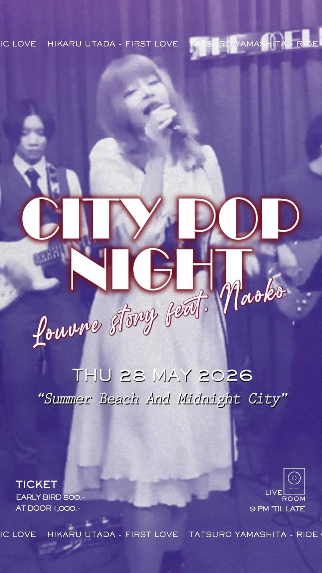 City Pop Night Ft. Naoko Iba