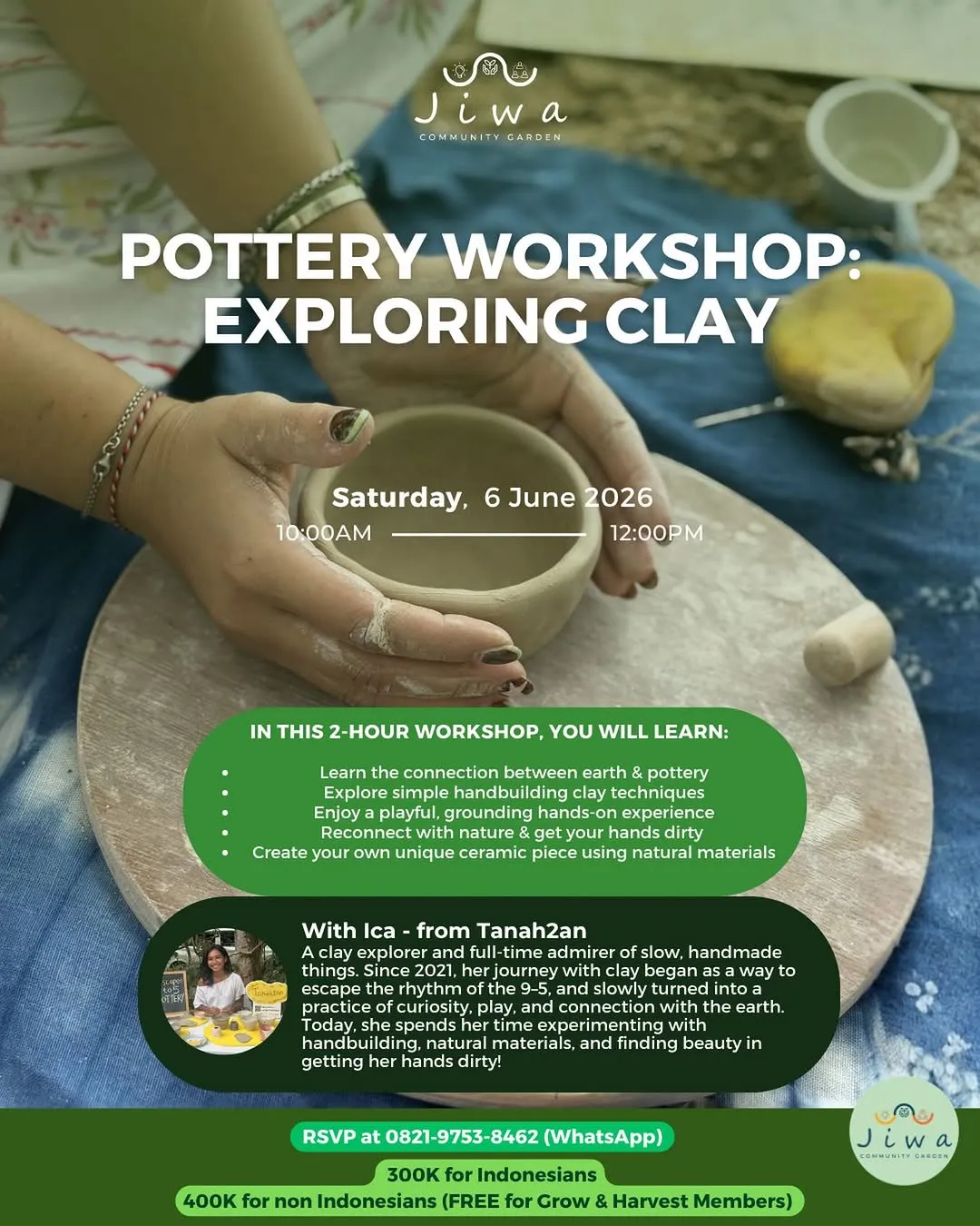 Pottery Workshop - Exploring Clay