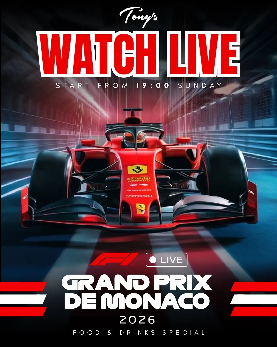 Monaco Grand Prix Live Screening