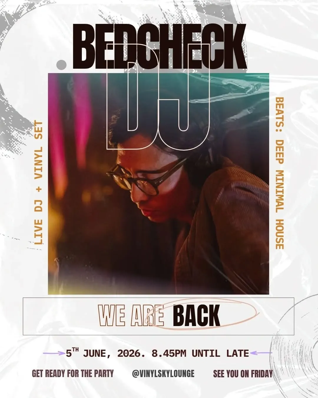 Reopening Party with DJ Bedcheck
