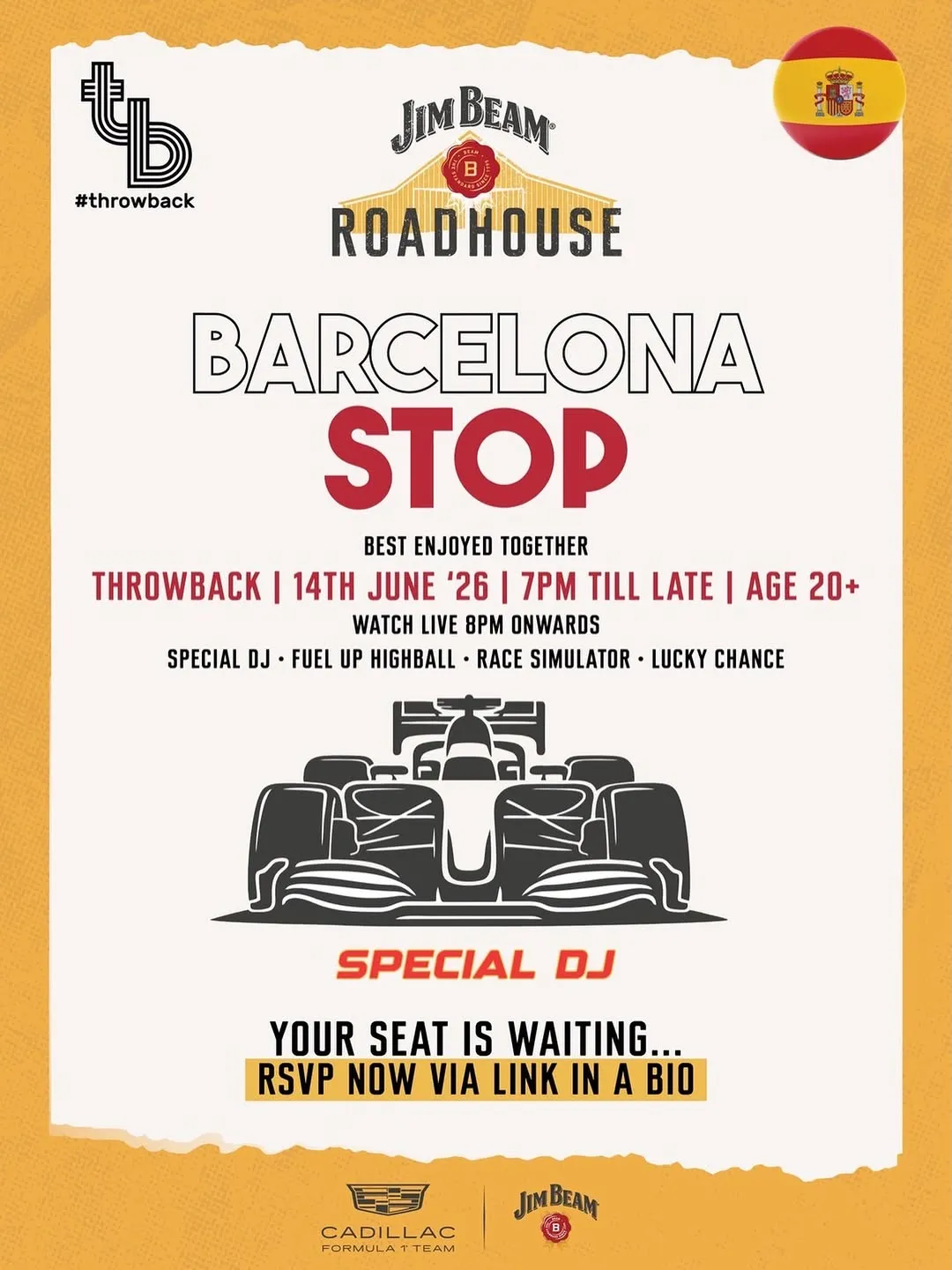 Cadillac X Jim Beam Tribe F1 Party