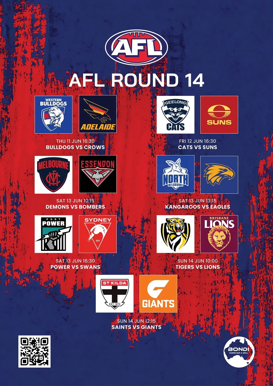 AFL Round 14 Live Screening