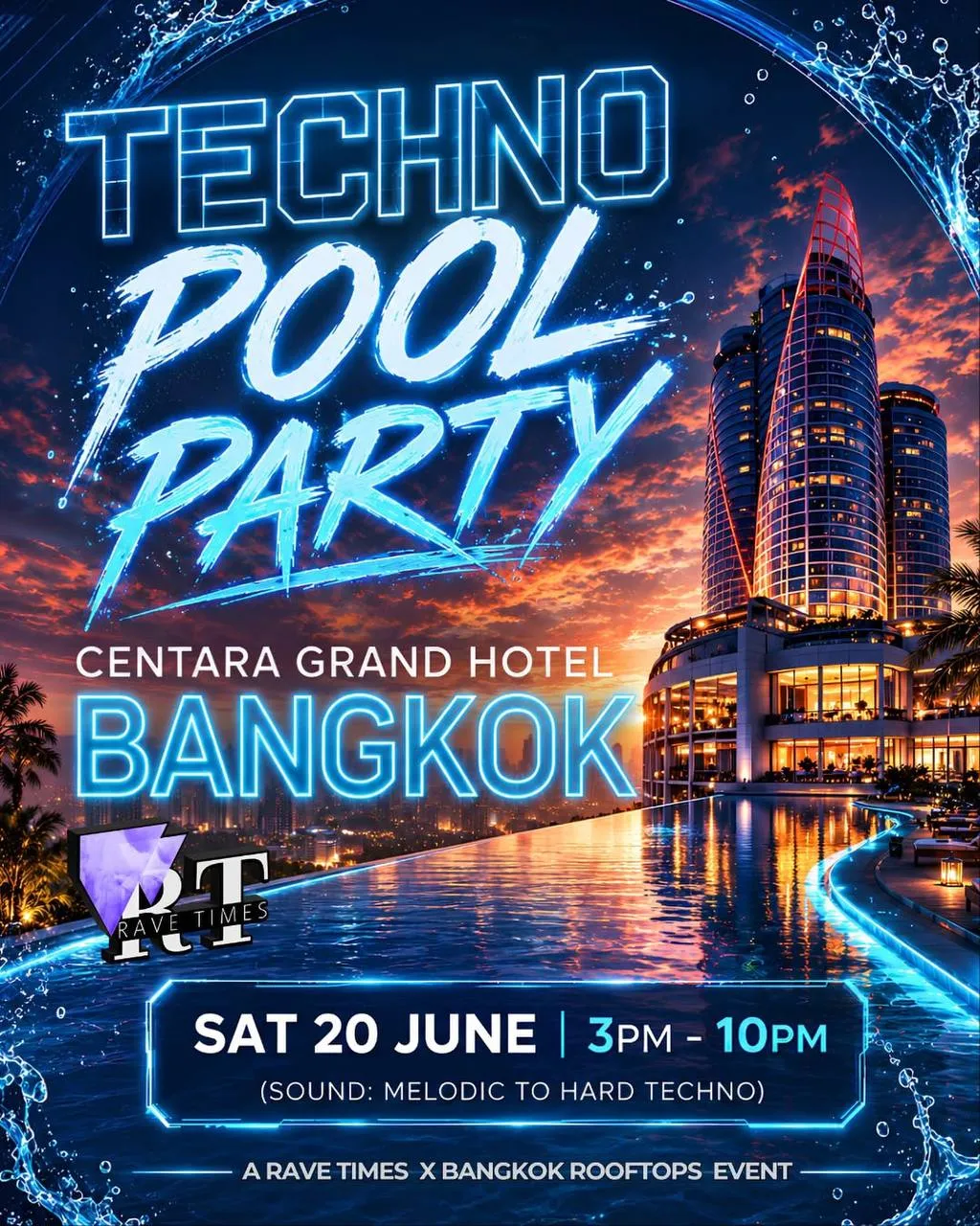 Techno Pool Party