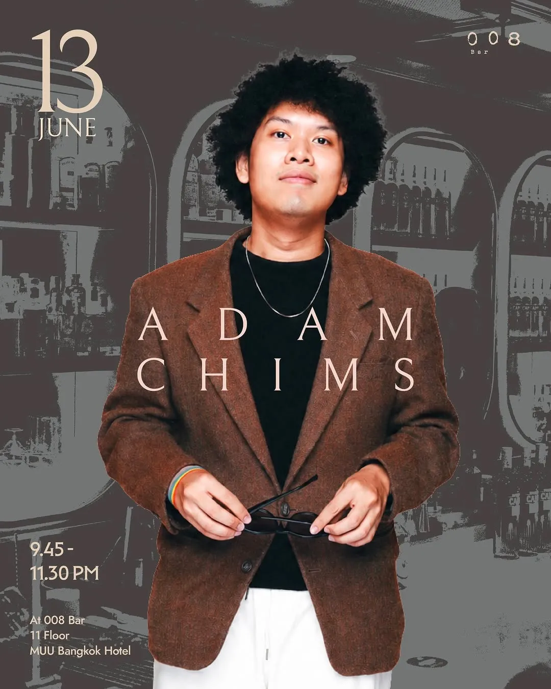 Adam Chims Live Performance