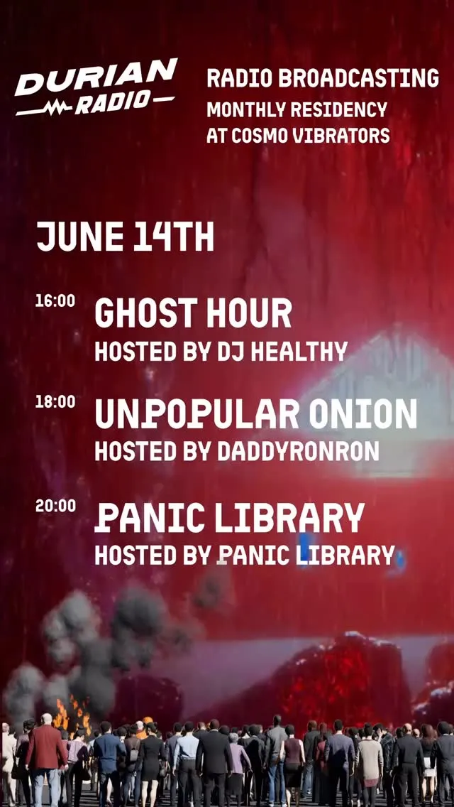 Radio Broadcasting - Ghost Hour, Unpopular Onion & Panic Library