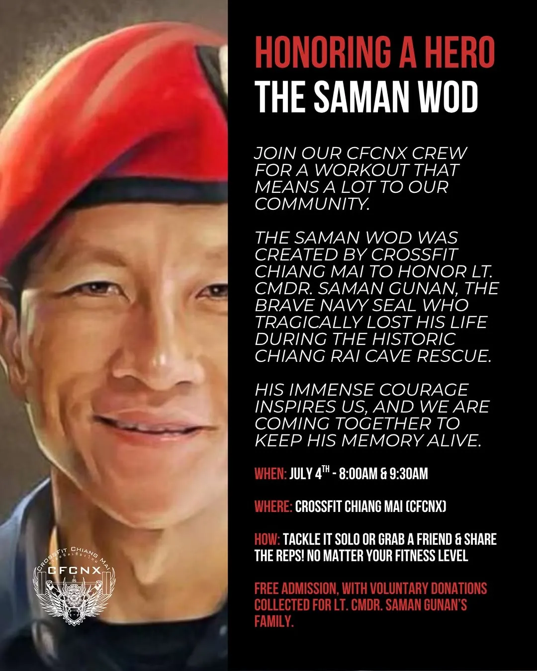 Honoring a Hero: The Saman WOD