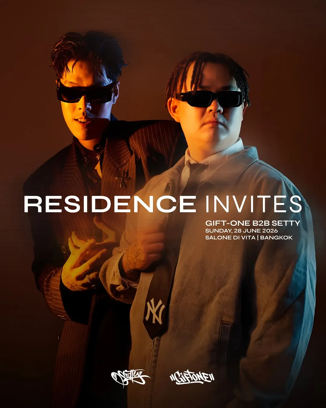 Residence Invites DJ Gift One B2B DJ Setty