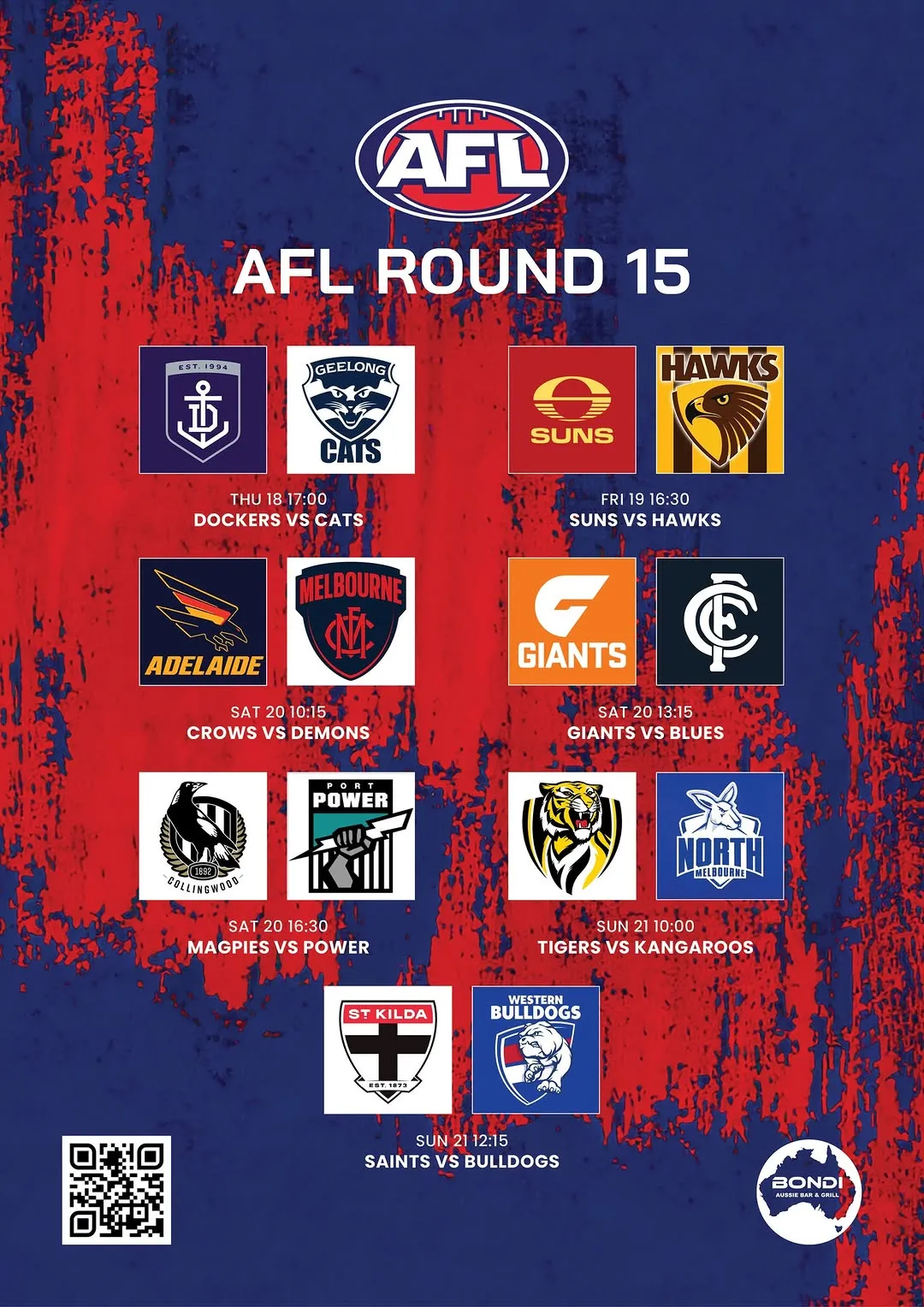 AFL Round 15 - Live Screening