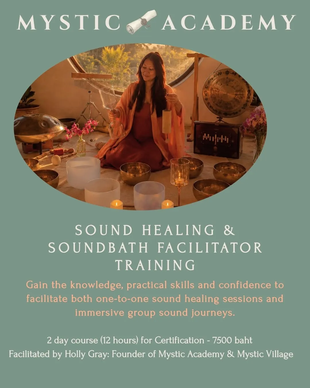 Certified Sound Healing and Soundbath Facilitator Training