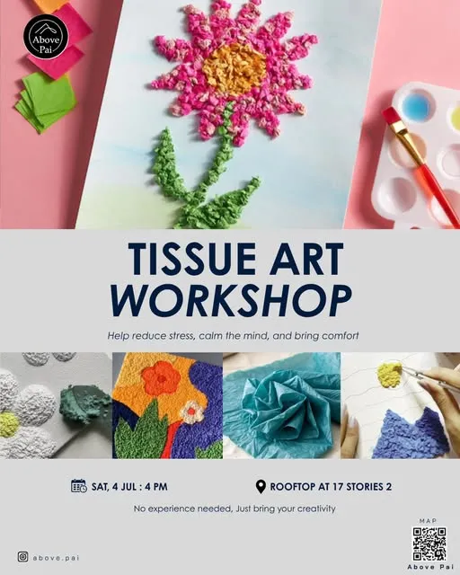 Tissue Art Workshop - Art Healing Session