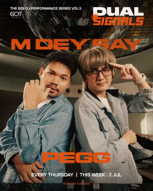 M Dey and Pegg at Good Old Times