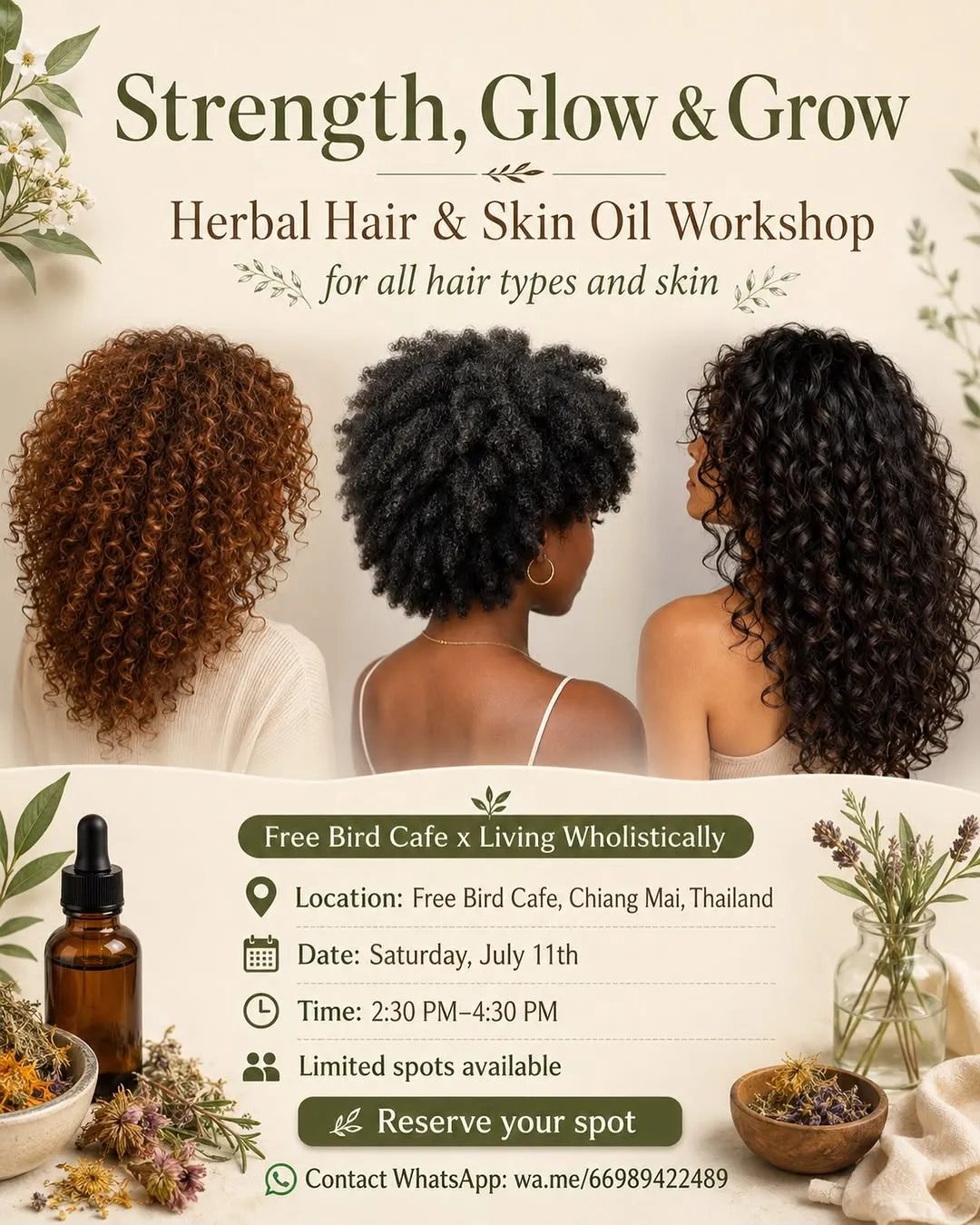 Herbal Hair & Skin Oil Workshop