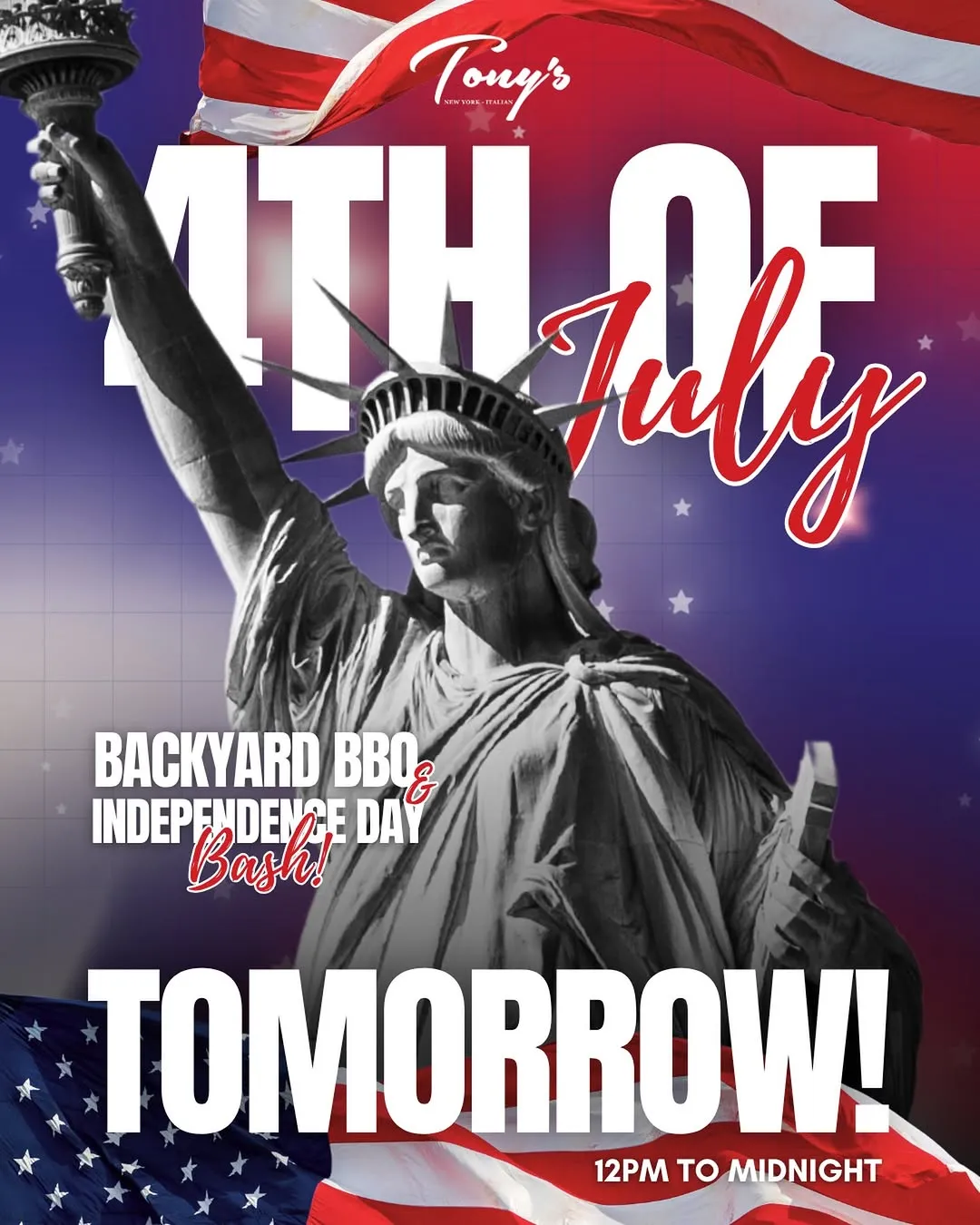 Independence Day at Tonys