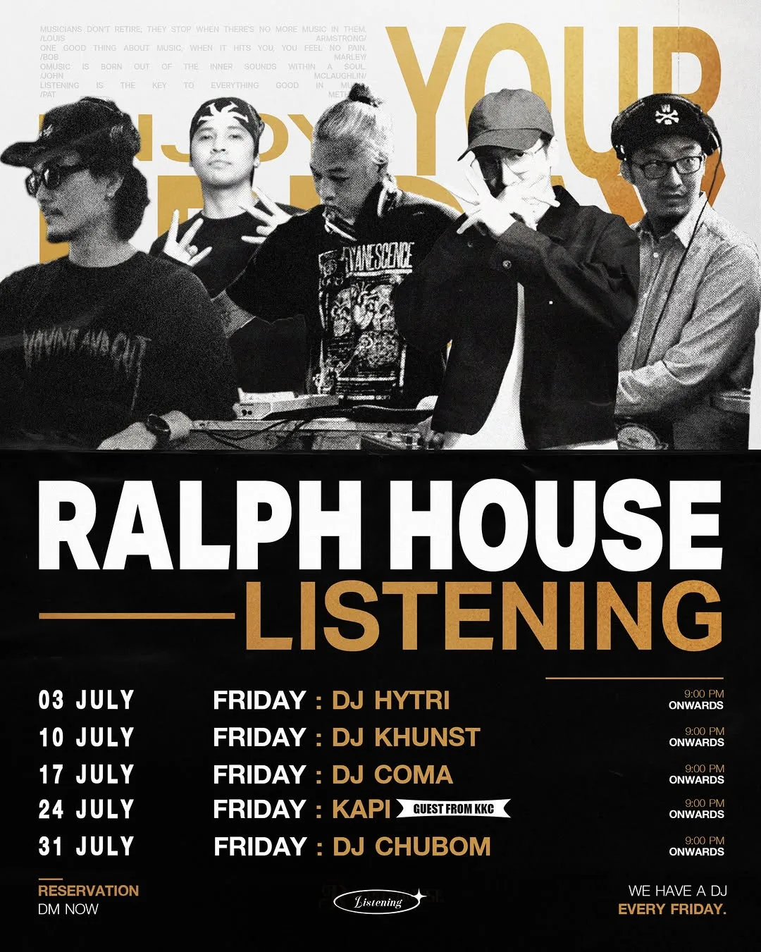 Friday Night DJ Sessions