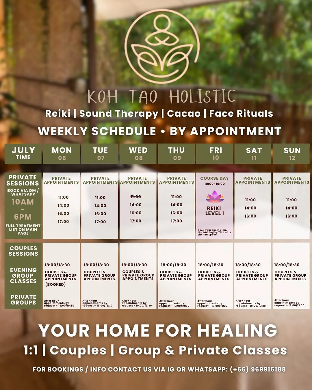Reiki Level I Training