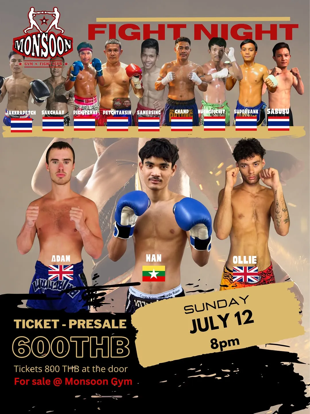 Fight Night at Monsoon