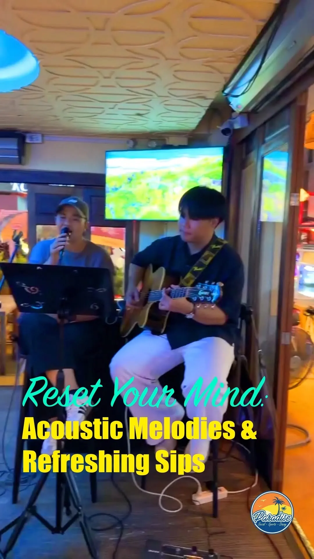 Acoustic Melodies and Refreshing Sips